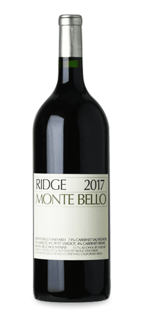 Ridge, California Cabernet Sauvignon Monte Bello, Santa Cruz Mountains