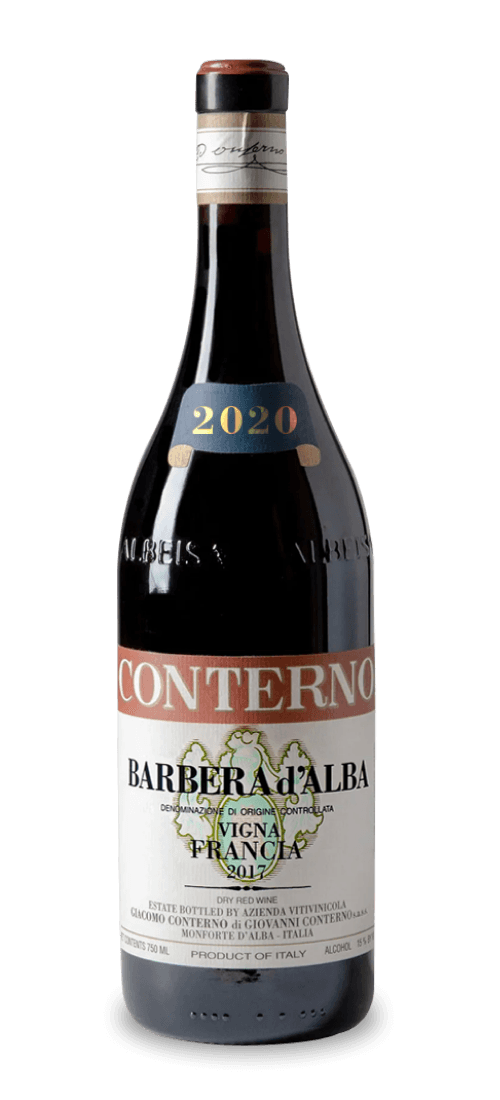 Giacomo Conterno, Barbera d'Alba, Francia