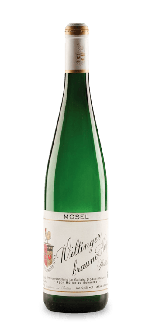 Egon Muller, Scharzhof Gallais Wiltinger Braune Kupp Riesling Spatlese, Mosel