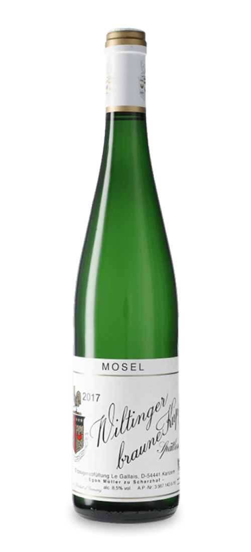 Egon Muller, Wiltinger Braune Kupp Le Gallais Riesling Spatlese Auktion, Mosel