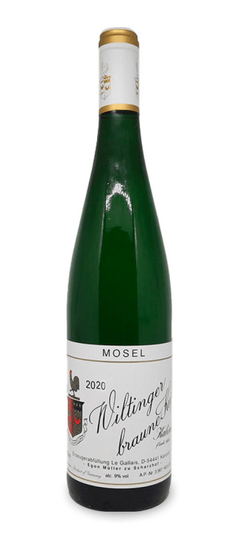 Egon Muller, Wiltinger Braune Kupp Le Gallais Riesling Spatlese Auktion, Mosel