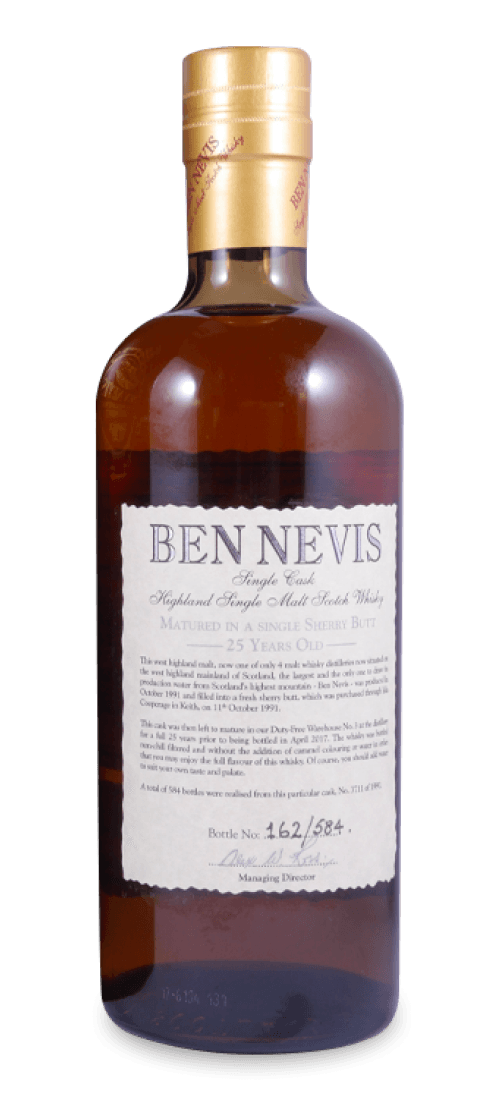 Ben Nevis, Single Malt Oloroso Sherry Oak 'Full Cask No' 1464, Highlands